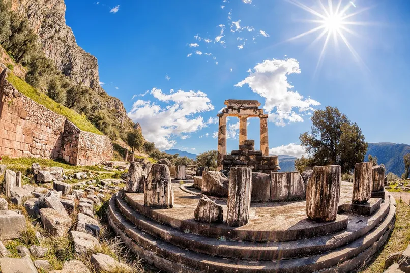 Scenic perspective showcasing the character of Athens